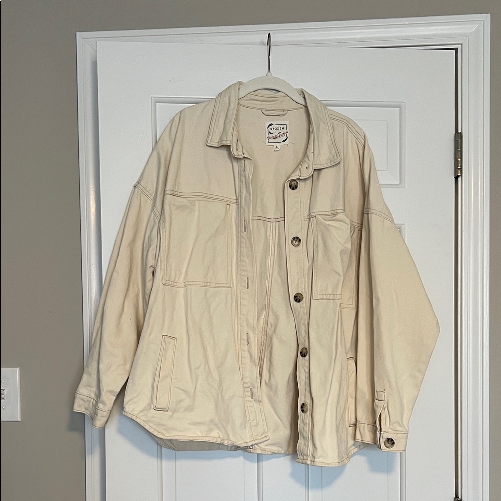 Stoosh Cream Utility Jacket